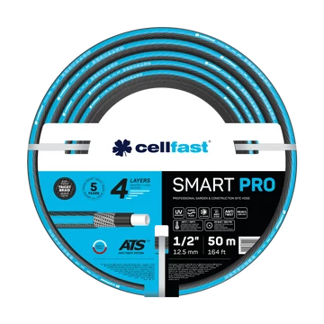 CELLFAST SMART PRO csavarodásmentes tömlő 4 rétegű 1/2" 50 m CELLFAST SMART PRO csavarodásmentes tömlő 4 rétegű 1/2" 50 m