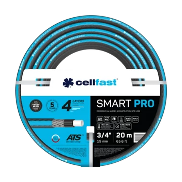 CELLFAST SMART PRO csavarodásmentes tömlő 4 rétegű  3/4" 25 m CELLFAST SMART PRO csavarodásmentes tömlő 4 rétegű  3/4" 25 m