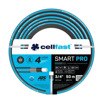 CELLFAST SMART PRO csavarodásmentes tömlő 4 rétegű 3/4" 50 m CELLFAST SMART PRO csavarodásmentes tömlő 4 rétegű 3/4" 50 m