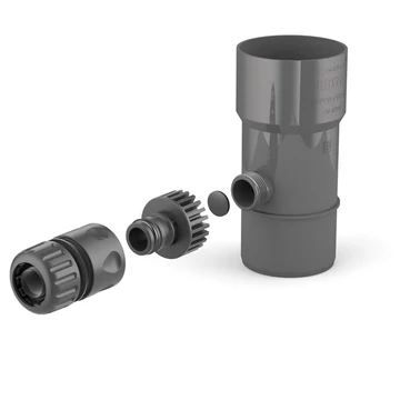 CELLFAST BRYZA PVC esővíz gyűjtő 110 mm grafit CELLFAST BRYZA PVC esővíz gyűjtő 110 mm grafit
