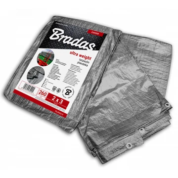 Bradas ultra erős ponyva Silver 260 gr 2x3 Bradas ultra erős ponyva Silver 260 gr 2x3