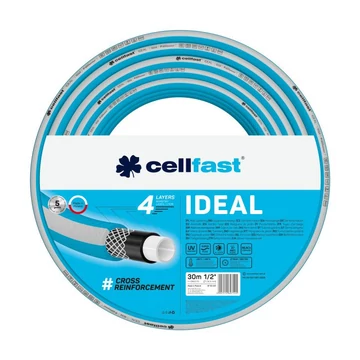 CELLFAST IDEAL locsolótömlő 4 rétegű 1/2 CELLFAST IDEAL locsolótömlő 4 rétegű 1/2