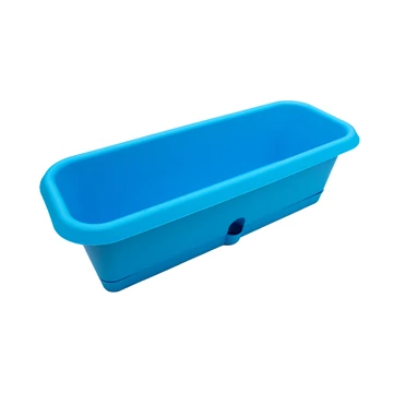 GL-951124 Modern balkonláda alátéttel - babakék - Cassetta Flora