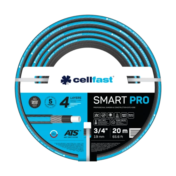 CELLFAST SMART PRO csavarodásmentes tömlő 4 rétegű  3/4