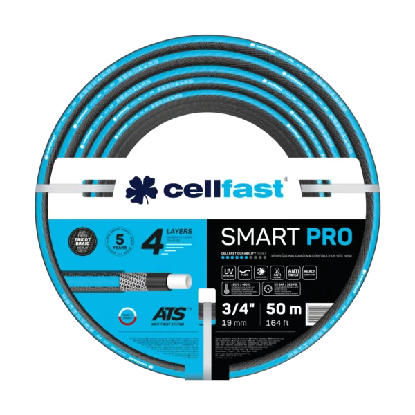 CELLFAST SMART PRO csavarodásmentes tömlő 4 rétegű 3/4