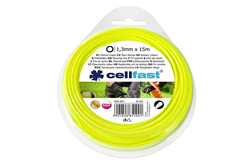 CELLFAST fűnyíró damil  2 mm / 15 m kerek