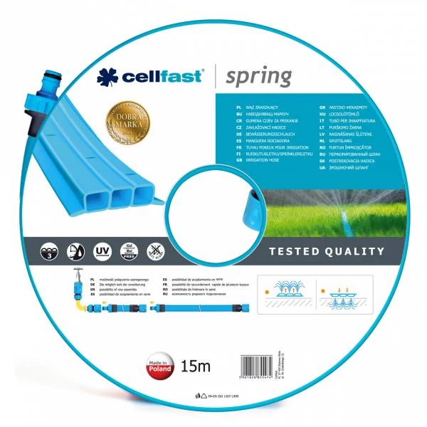 CELLFAST öntözőtömlő spring 15 m